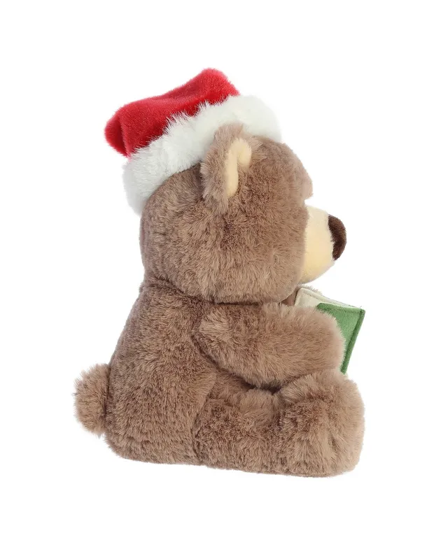 Aurora Small Carolers Harmony Bear Holiday Festive Plush Toy Brown 7.5