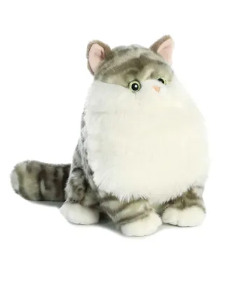 Aurora Medium Dumpling Tabby Fat Cats Charming Plush Toy Gray 9.5"