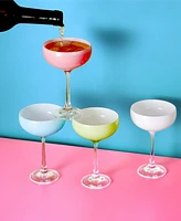 Table 12 5.8-Ounce Mini Coupe Cocktail Glasses, Glass Cups Set of 4