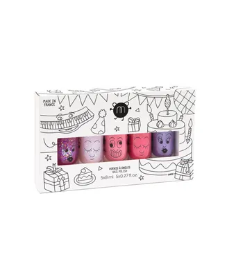 Nailmatic 5 nail polishes set Party - Assorted Pre
