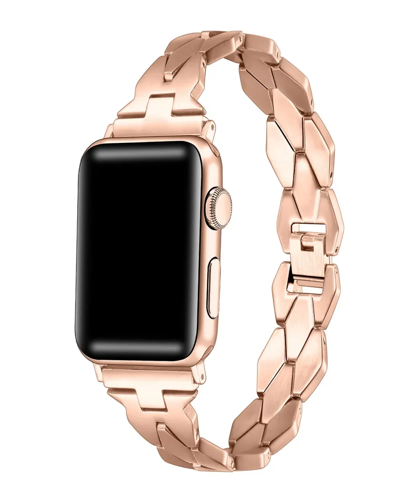 Posh Tech Unisex Ava Stainless Steel Band for Apple Watch Size- 38mm, 40mm, 41mm