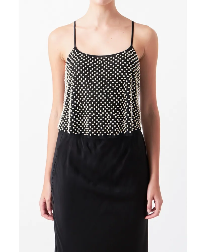 Pearl Embellished Cami 