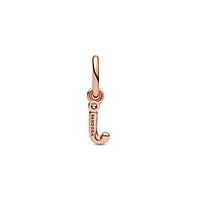 Pandora 14k Rose Gold-Plated Script Alphabet Dangle Charm - Rose Gold