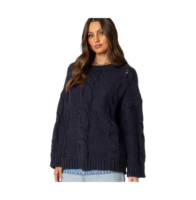 Women's Alene oversized cable knit sweater