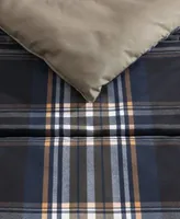 Wrangler City Flats Plaid Reversible Duvet Cover Set