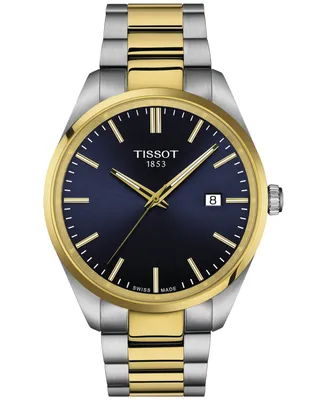 Tissot Men's Swiss Pr 100 Two-Tone Stainless Steel Bracelet Watch 40mm
