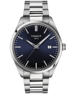 Tissot Men's Swiss Pr 100 Stainless Steel Bracelet Watch 40mm