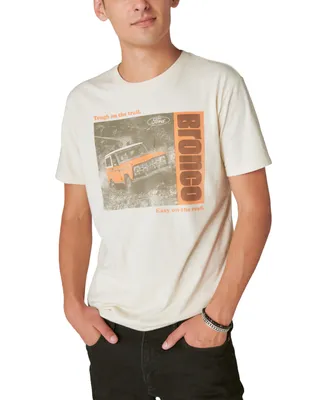 Lucky Brand Men's Bronco Photo Graphic Short Sleeve Crewneck T-Shirt
