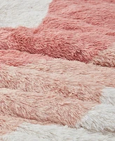 Intelligent Design Cassie Ombre Shaggy Faux Fur Piece Comforter Set