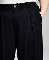 And Now This Trendy Plus Easy Wide-Leg Trousers