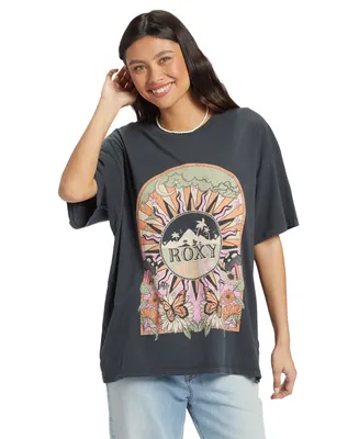 Roxy Juniors' Cosmic Window Boyfriend T-Shirt