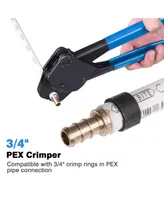 3/4" Pex Crimper Copper Ring Plumping Crimps Crimping Tool with Go/no Go Gauge