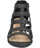 Easy Street Women's Marg Zip Gladiator Sandals