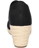 Easy Street Women's Pari Slip-On Espadrille Wedges Sandals