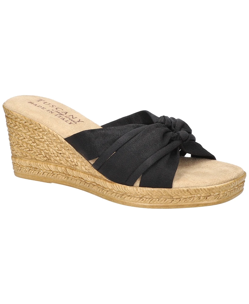 Easy Street Women's Ghita Slip-On Wedge Sandals