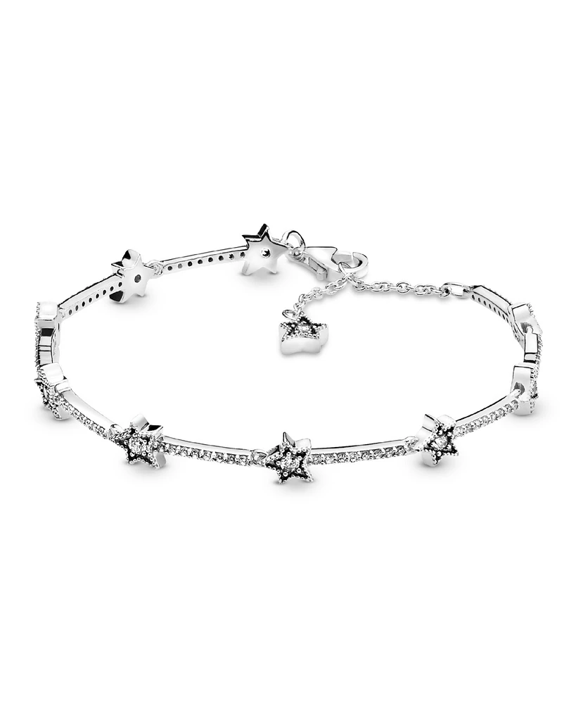 Pandora Cubic Zirconia Celestial Stars Bracelet