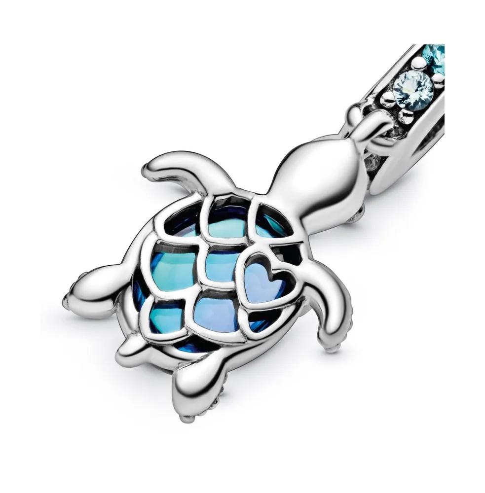 Pandora Crystals Murano Glass Sea Turtle Dangle Charm
