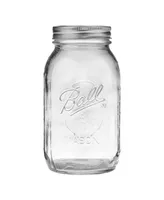 Ball 8 Piece Regular Mouth Quart Mason Jars with Lids and Bands