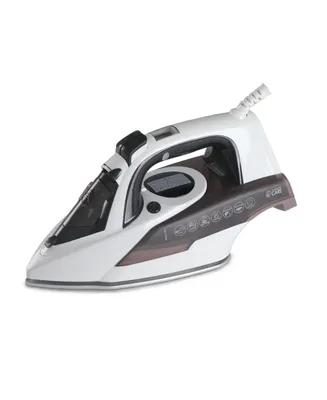 Steam Iron, 1600 Watts Steamer for Clothes, Self-Cleaning Portable Iron