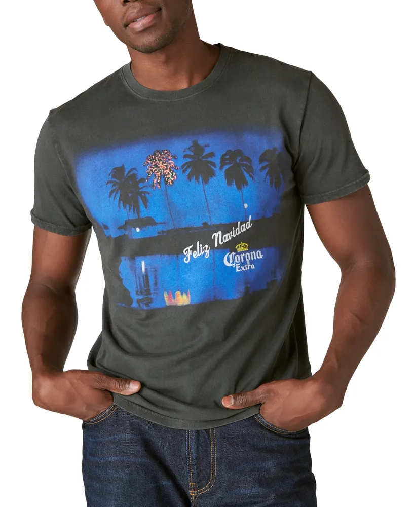 Lucky Brand Men's Corona Palms Regular-Fit Graphic T-Shirt