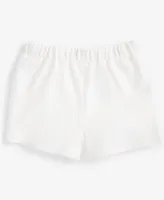 First Impressions Baby Girls Eyelet Ruffle Cotton Shorts, Created for Macy's