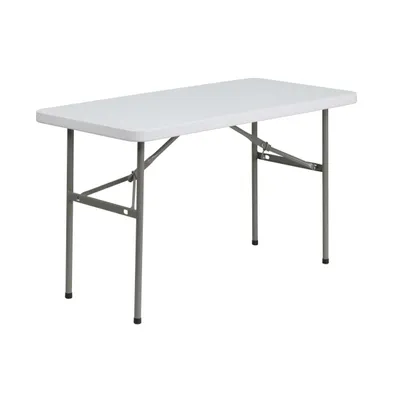 4-Foot Plastic Folding Table