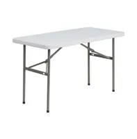 4-Foot Plastic Folding Table