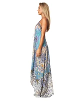 La Moda Clothing Women's Maxi halterneck dress