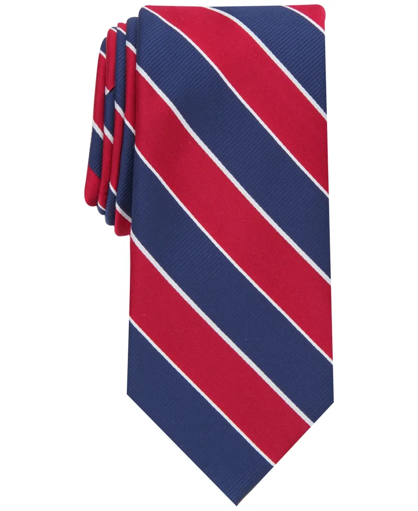 Club Room Men's Shore Stripe Tie, Created for Macy's