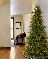 National Tree 7.5' Victoria Fir Tree with 600 Clear Lights