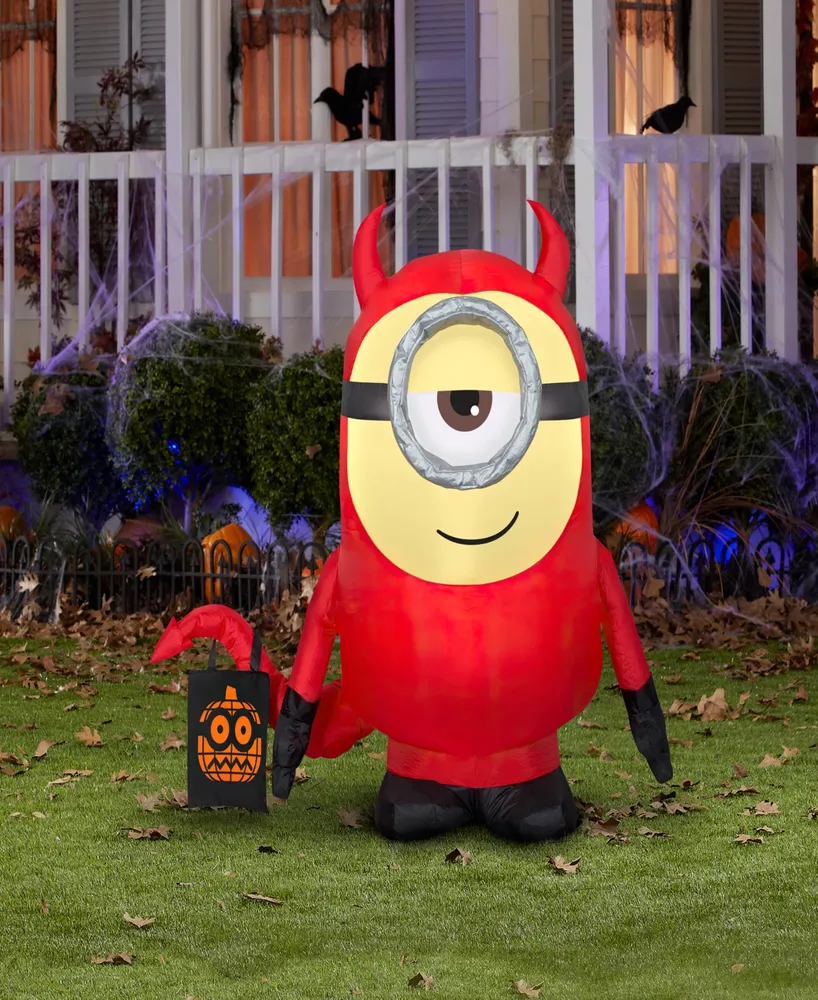 National Tree Company 42" Inflatable Halloween Minion Dave