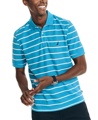 Nautica Men's Classic-Fit Striped Performance Deck Polo