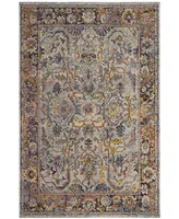 Safavieh Crystal CRS504 Light Blue and Orange 9' x 12' Area Rug