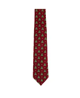 Trafalgar Oh Christmas Tree Novelty Silk Necktie