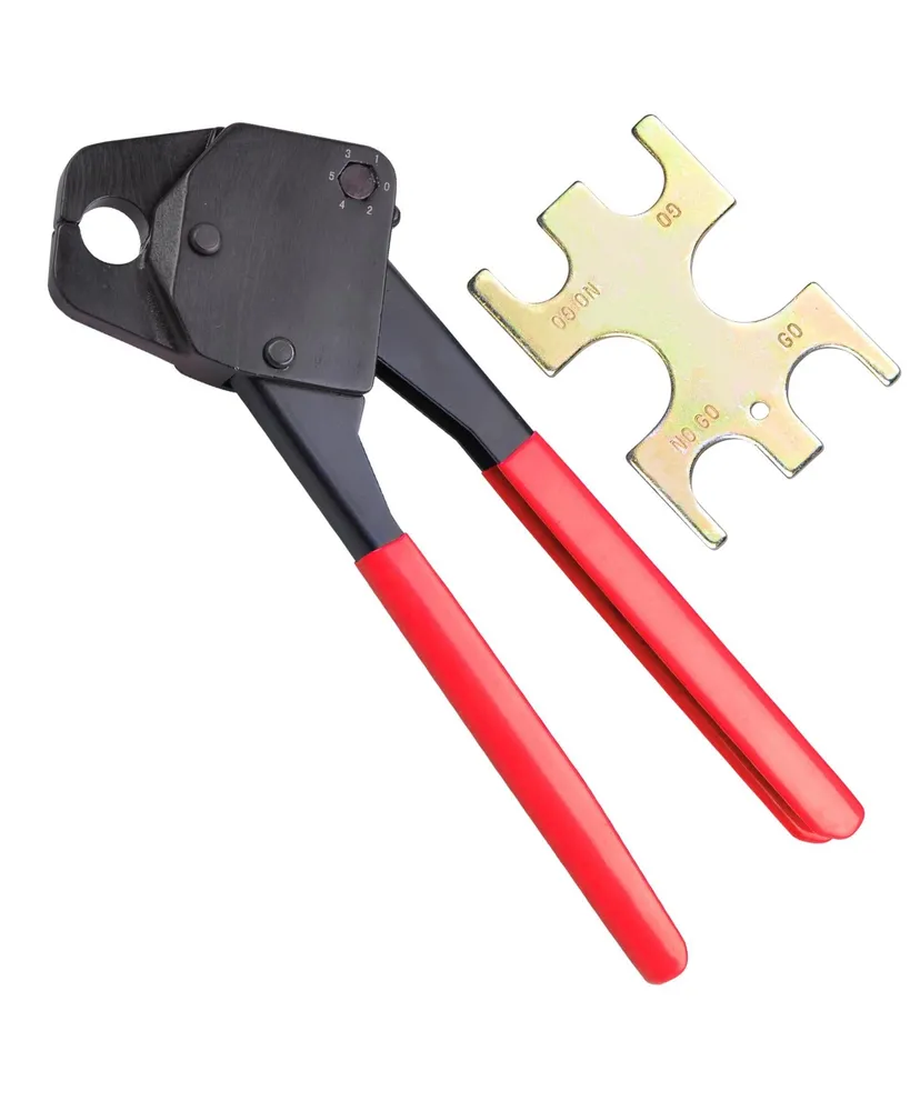 1/2" Pex Crimper Copper Ring Plumping Crimps Crimping Tool with Go/no Go Gauge