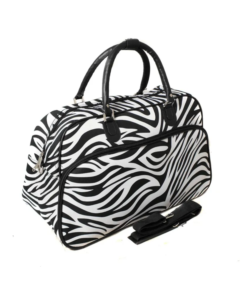 World Traveler Zebra 21-inch Carry-On Shoulder Duffel Bag