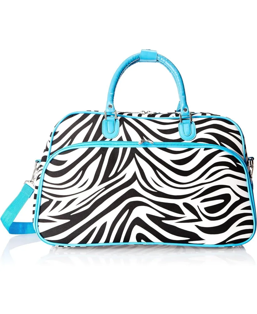 World Traveler Zebra 21-inch Carry-On Shoulder Duffel Bag