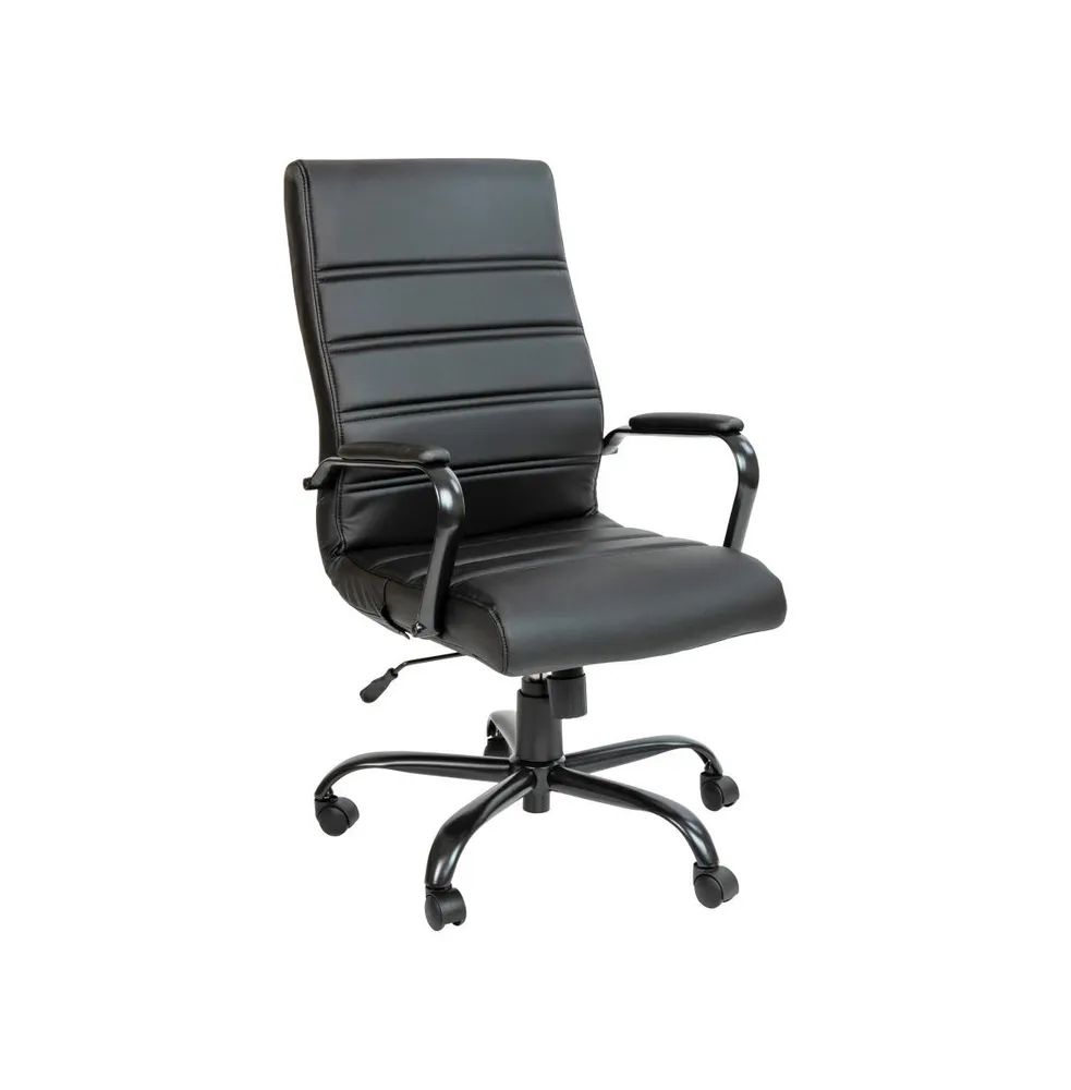 Milano Contemporary High-Back Home Office Chair With Padded Arms