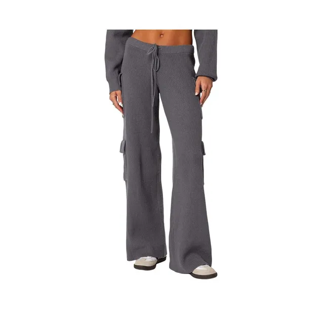 Women's Wide leg cargo sweatpants