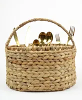 8 Oak Lane Rattan Utensil Caddy