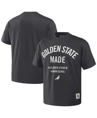 Men's Nba x Staple Anthracite Golden State Warriors Heavyweight Oversized T-shirt