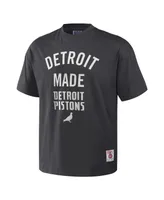 Men's Nba x Staple Anthracite Detroit Pistons Heavyweight Oversized T-shirt