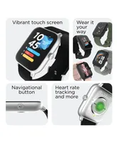 24/7 Evo Unisex Silicone Strap Smartwatch 37.5mm