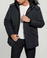 Guess Men's Real Down Parka Jacket