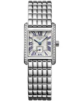 Longines Women's Swiss Mini DolceVita Diamond (1/2 ct. t.w.) Stainless Steel Bracelet Watch 22x29mm