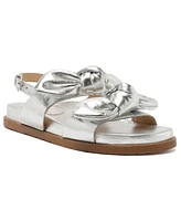 Arezzo Women's Melody Bow Footbed Sandals