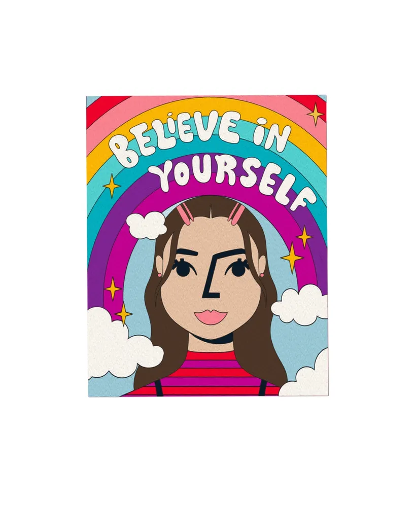 Kids Crafts Believe in Yourself Paint by Number Craft Kit