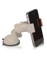 Furinno Easy Mount Suction Universal Car Phone Mount Holder- White - 2 x 1 x 2 in.