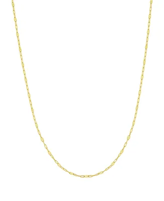 And Now This Silver-Plated or 18K Gold-Plated Petite Clip Chain Necklace