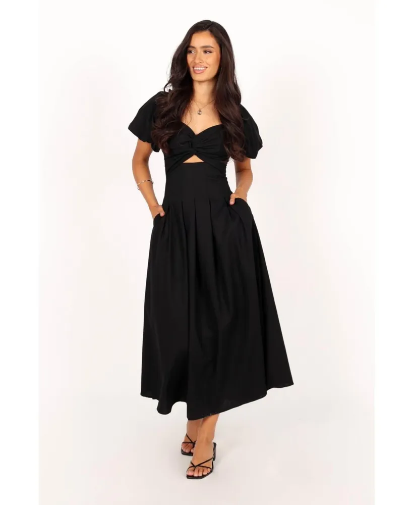 Petal and Pup Maria Puff Sleeve Midi Dresses